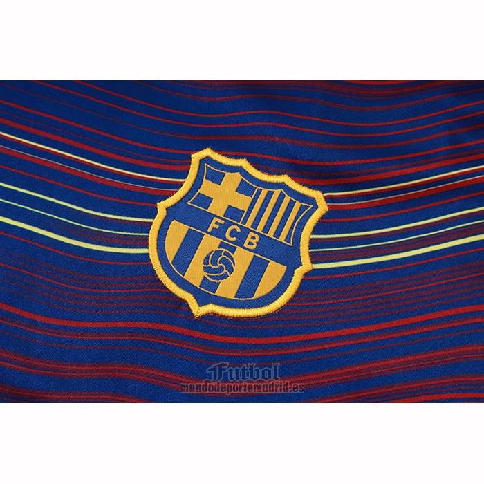 Chandal del Barcelona Manga Corta 2025-2026 Azul Amarillo - Pantalon Corto